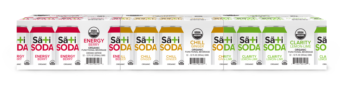 Organic Soda Variety | 12 Pack