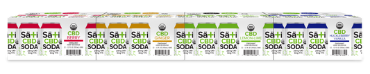 Organic CBD Soda Variety | 12 Pack