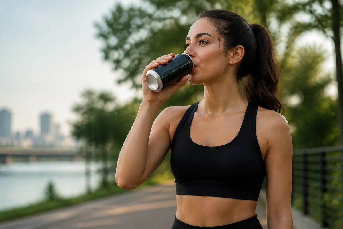 Zero Sugar Soda with Caffeine for Clean Energy