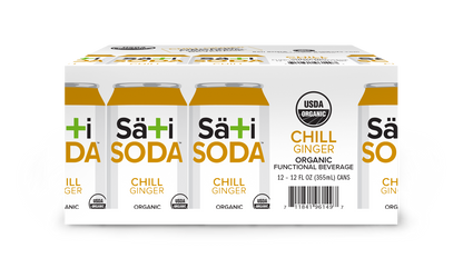 Organic Chill Ginger Soda | 12 Pack