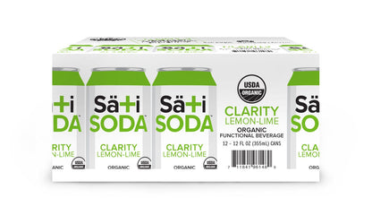 Organic Clarity Lemon-Lime Soda | 12 Pack
