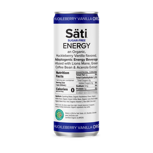 Säti Energy Organic Huckleberry Vanilla