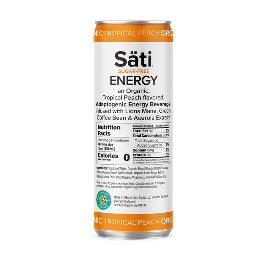Säti Energy Organic Tropical Peach