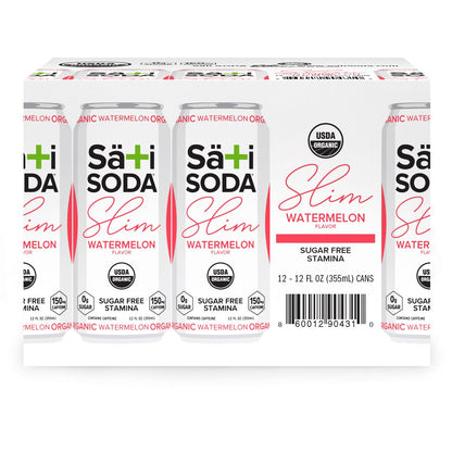 Sati Slim Organic Watermelon | 12 Pack