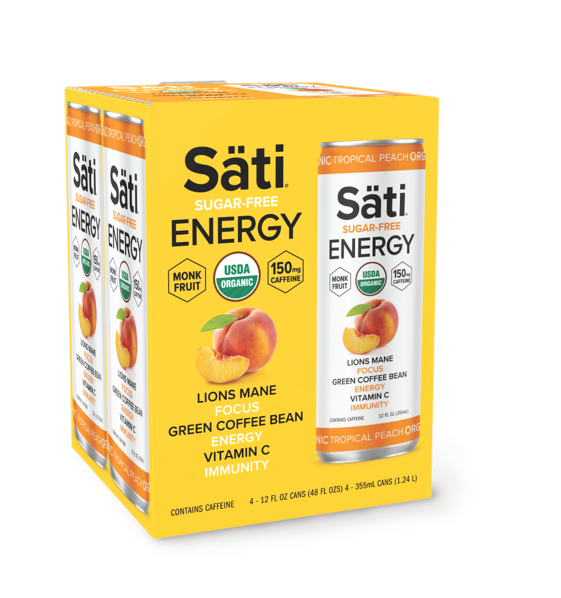 Säti Energy Organic Tropical Peach
