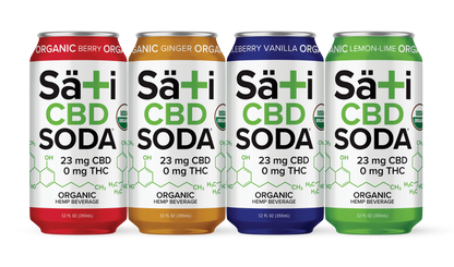 Organic CBD Soda Variety | 12 Pack