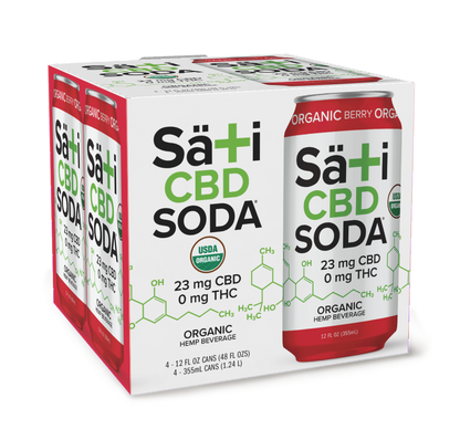 Organic CBD Soda - BERRY
