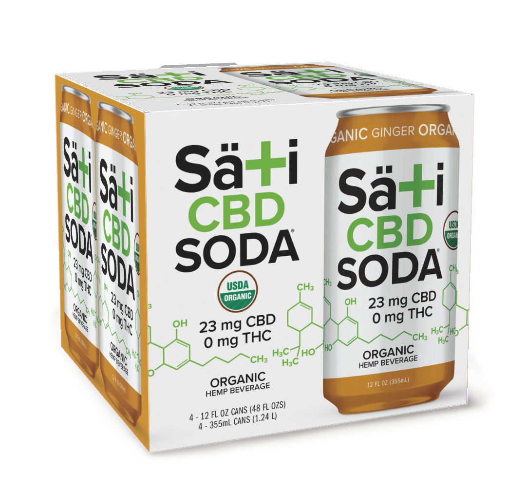 Organic CBD Soda- GINGER