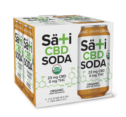 Organic CBD Soda- GINGER