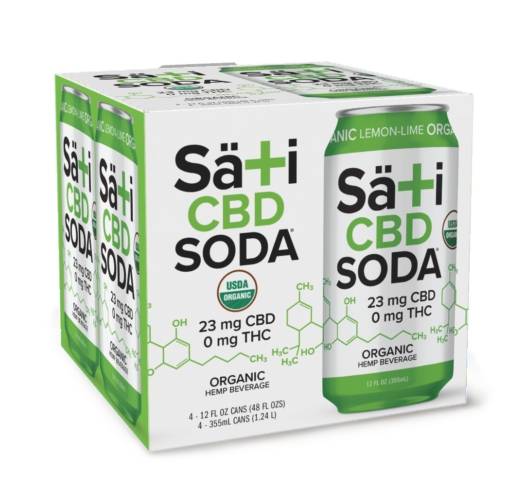 Organic CBD Soda - LEMON-LIME