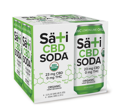 Organic CBD Soda - LEMON-LIME