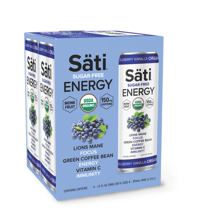 Säti Energy Organic Huckleberry Vanilla