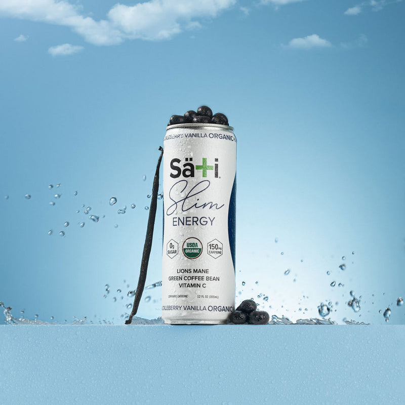 Sati Slim Organic Huckleberry Vanilla | 12 Pack