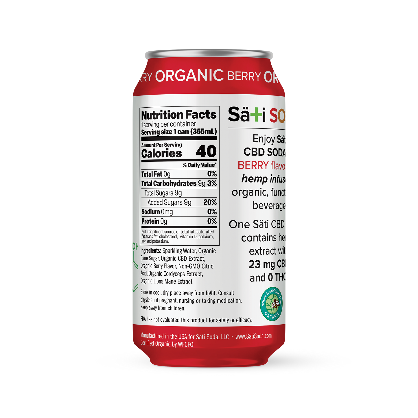 Organic CBD Soda Variety | 12 Pack