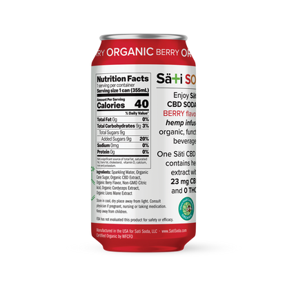 Organic CBD Soda Variety | 12 Pack